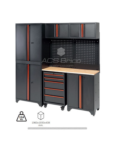 Conjunto Taller 3 Módulos S/Madera Alyco Orange 129790