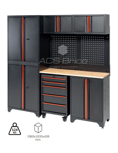 Conjunto Taller 3 Módulos S/Madera Alyco Orange 129780