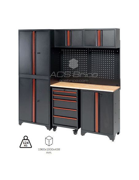 Conjunto Taller 3 Módulos S/Madera Alyco Orange 129780