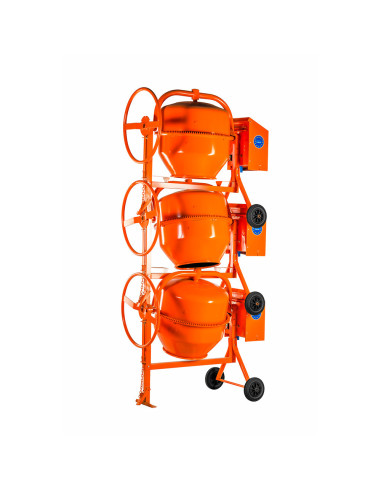 Hormigonera eléctrica portátil ecomix 125L profesional