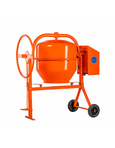 Hormigonera eléctrica portátil ecomix 140L profesional
