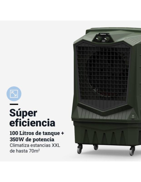 Climatizador modo evaporativo 100 Litros