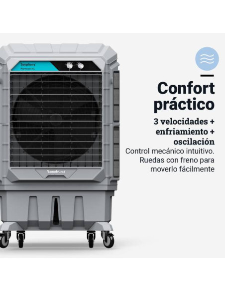 Climatizador enfriador evaporativo 200L pro MOVICOOL XL 100
