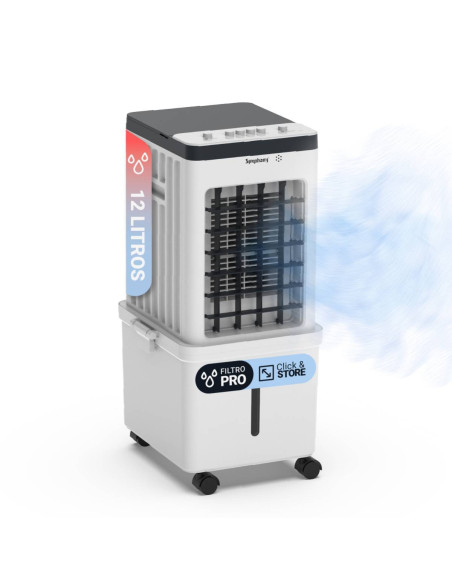 Climatizador modo evaporativo 12 Litros Frío y Ventilación