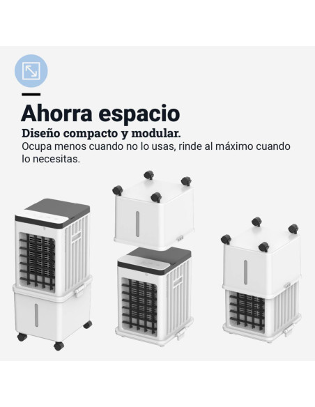 Climatizador modo evaporativo 12 Litros Frío y Ventilación