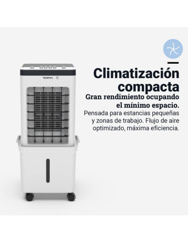 Climatizador modo evaporativo 12 Litros Frío y Ventilación
