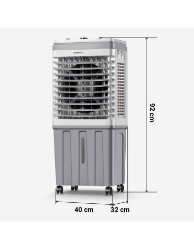 Climatizador modo evaporativo 35L 3 velocidades