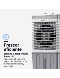 Climatizador modo evaporativo 35L 3 velocidades 2