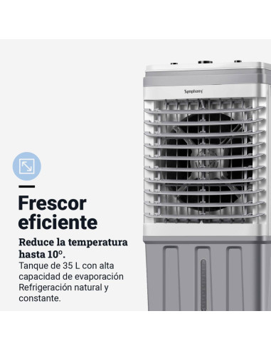 Climatizador modo evaporativo 35L 3 velocidades