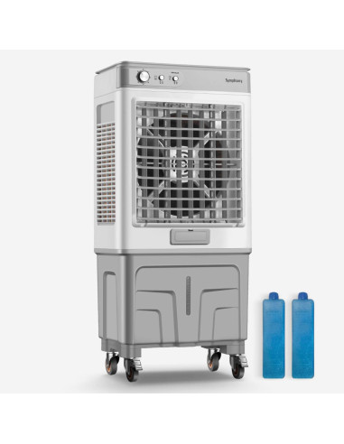 Climatizador modo evaporativo 80L temporizador y swing