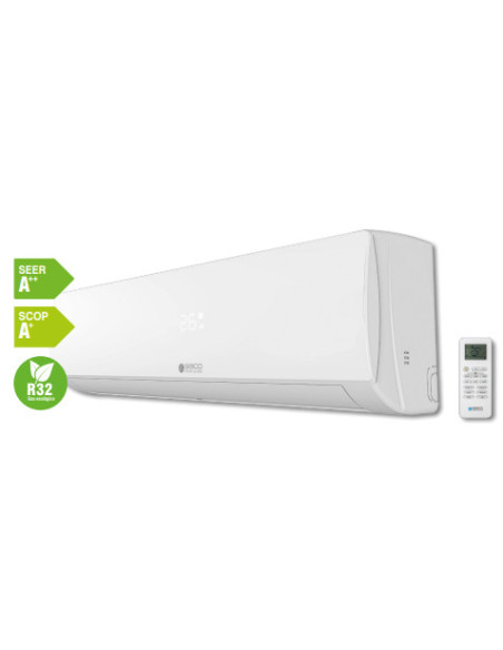 Aire acondicionado split pared inverter función calefacción y wifi