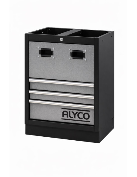 Armario Base 3 Cajones Orificio Cables Alyco 192869