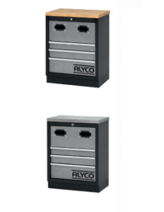 Armario Base 3 Cajones Orificio Cables Alyco 192869 2