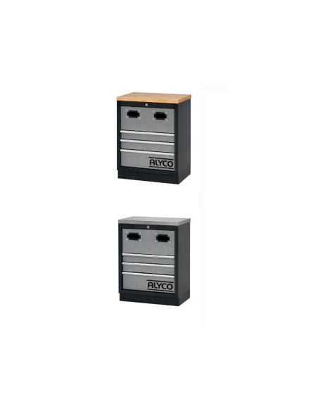 Armario Base 3 Cajones Orificio Cables Alyco 192869