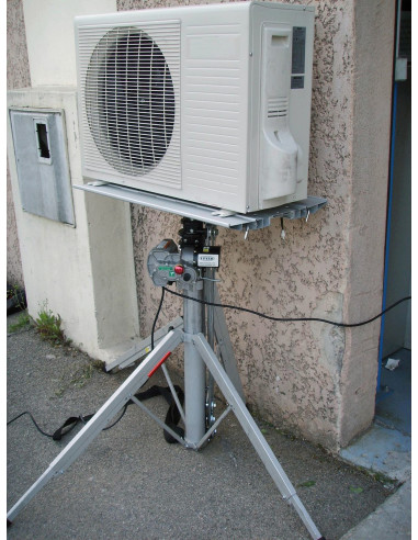 Elevador Telescópico Eléctrico 3300 mm 130 kg Aire Acondicionado CM340