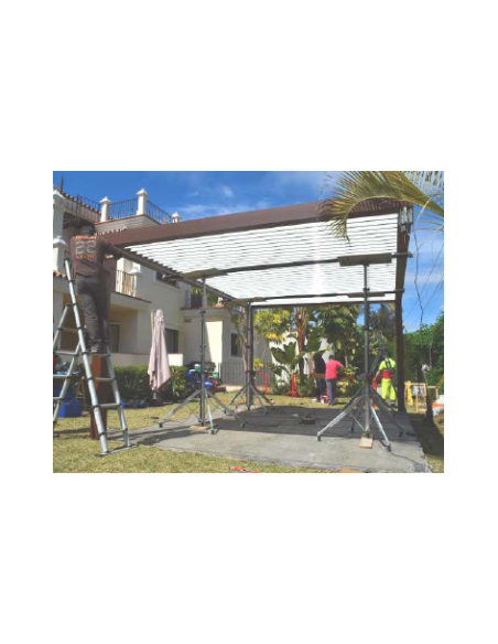 Elevador Telescópico Eléctrico 3300 mm 130 kg Aire Acondicionado CM340