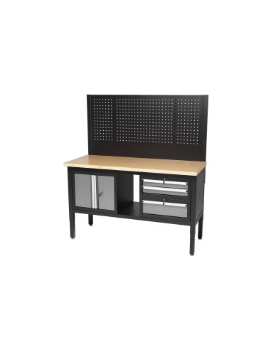 Mesa Trabajo Modular 1525mm Tres Cajones Puerta y Panel Alyco 192650