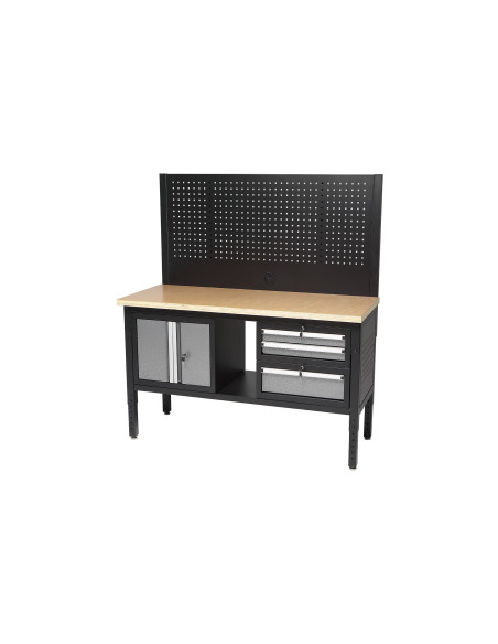Mesa Trabajo Modular 1525mm Tres Cajones Puerta y Panel Alyco 192650