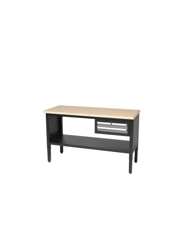 Mesa Trabajo Modular 1525mm Dos Cajones y Estante Inferior Alyco 192652