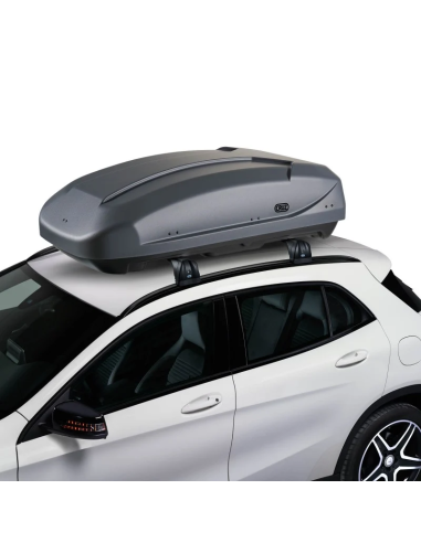 Cofre de Techo CRUZ Paddock 400GM 400L | Gris Mate