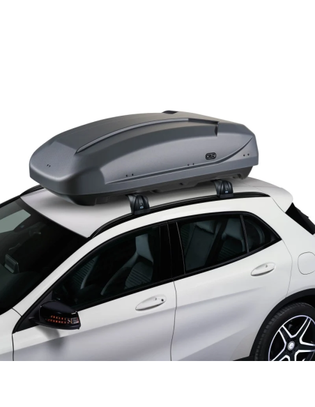 Cofre de Techo CRUZ Paddock 400GM 400L | Gris Mate
