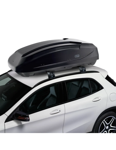 Cofre de Techo CRUZ Paddock 400N 400L | Negro Brillo