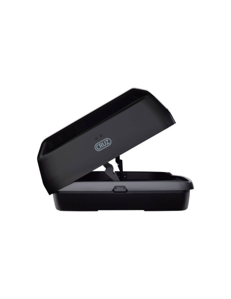 Cofre de Techo CRUZ Paddock 400N 400L | Negro Brillo