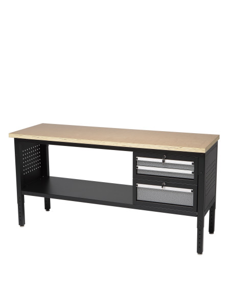 Mesa de Trabajo Modular 1830mm Cajones Estante Inferior Alyco 129658
