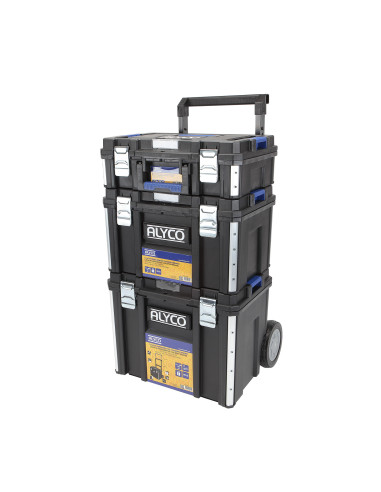 Conjunto Modular 3 Cajas Herramientas Alyco 129620
