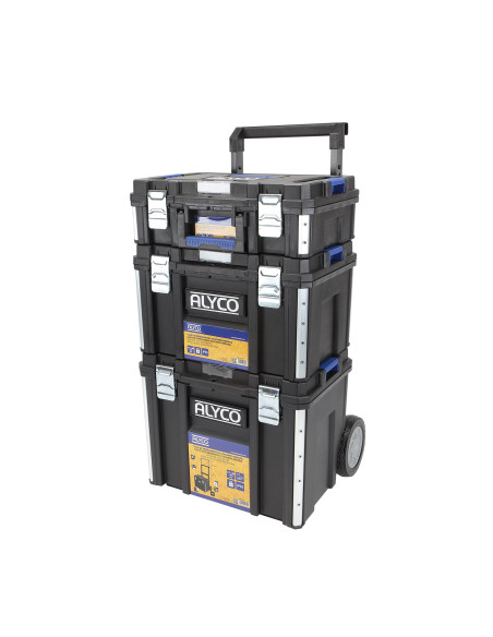 Conjunto Modular 3 Cajas Herramientas Alyco 129620
