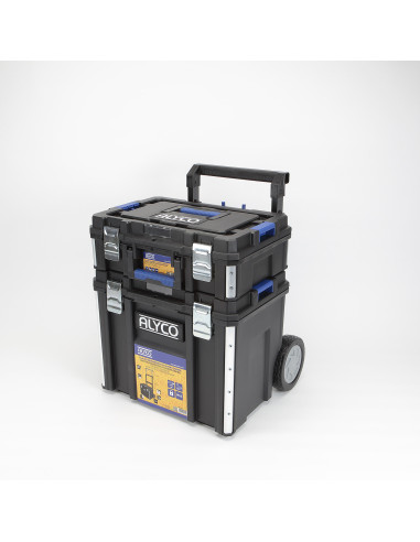 Conjunto Modular 2 Cajas Herramientas Alyco 129625