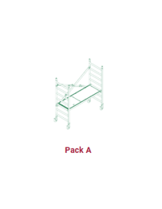 Andamio Multiusos Profesional MASTER 3,10 Metros Pack A 2