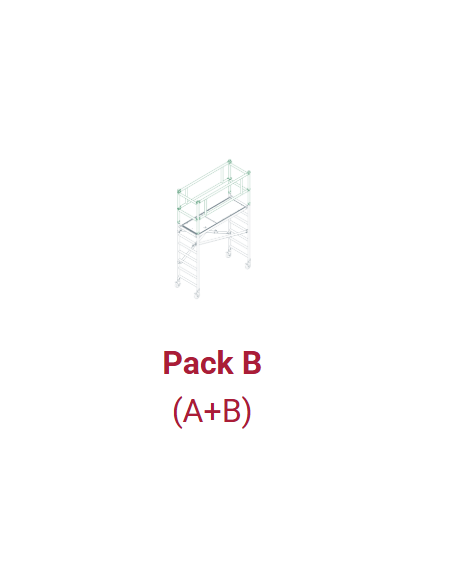 Andamio Multiusos Profesional MASTER 3,90 Metros Pack B