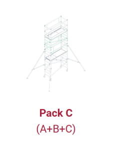 Andamio Multiusos Profesional MASTER 4,90 Metros Pack C 2