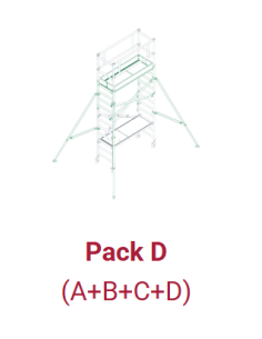 Andamio Multiusos Profesional MASTER 5,90 Metros Pack D 2