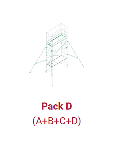 Andamio Multiusos Profesional MASTER 5,90 Metros Pack D