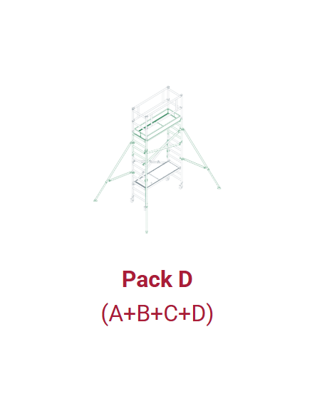 Andamio Multiusos Profesional MASTER 5,90 Metros Pack D