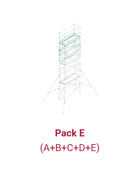 Andamio Multiusos Profesional MASTER 7,90 Metros Pack E