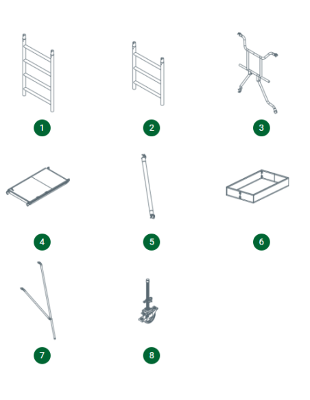 Andamio Modular Profesional DELTA 5,20 Metros Pack B