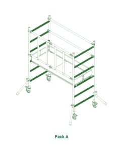 Andamio Modular Profesional PRESTIGE 1,00 Metros Pack A 2