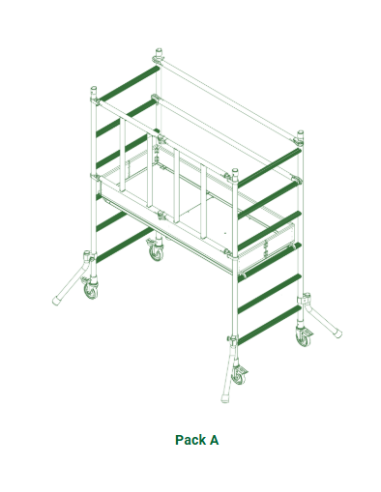 Andamio Modular Profesional PRESTIGE 1,00 Metros Pack A