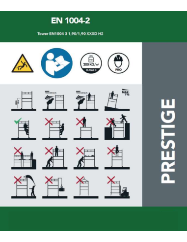 Andamio Modular Profesional PRESTIGE 1,90 Metros Pack B