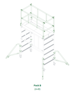 Andamio Modular Profesional PRESTIGE 1,90 Metros Pack B 2