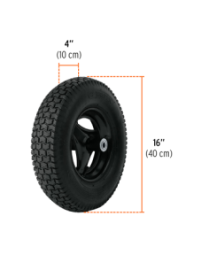 Carretilla 100 Litros Metálica - Neumática - 580 Kg - Truper 2
