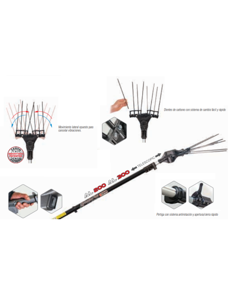 Vareador ZANON KARBONIUM EVO AL-200/K 500 W