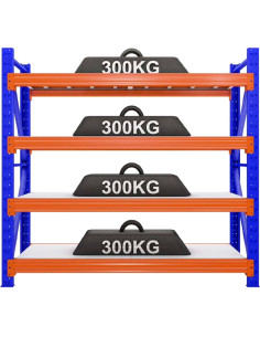 Estantería Metalworks EST300 300 kg por Estante 2