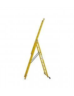 Escalera Fibra 3X11 - 3,20+3,20+3,20 Metros