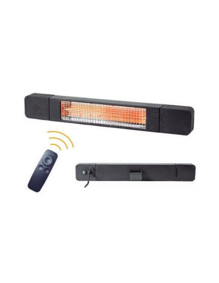 Calefactor Infrarrojo Mando a Distancia Metalworks MW CR25 1500 W IP65 | 722324025