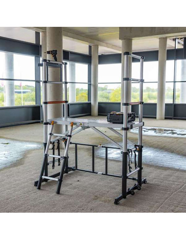 Andamio Telescópico BATAVIA Aluminio 90 cm | 134 x 42 cm