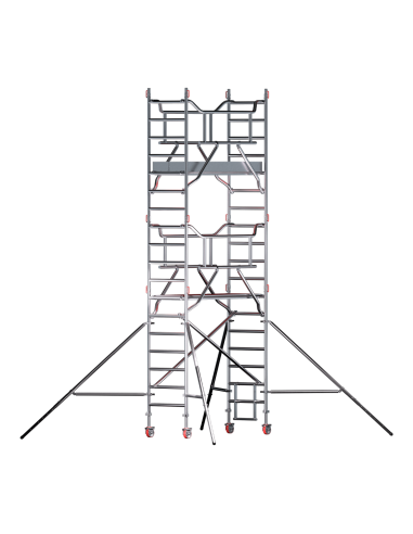 Andamio Profesional Aluminio 7,20 m EN1004 200 kg/m²